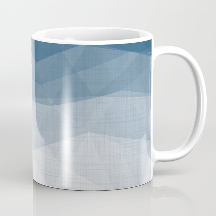 Imperial Topaz - Geometric Triangles Minimalism Coffee Mug