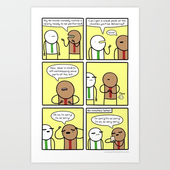 Antics #348 - a star is born Art Print