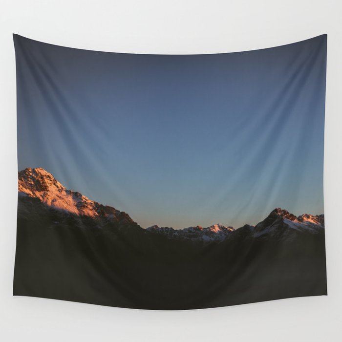 Mountains III Wall Tapestry