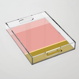 Contemporary Color Block XXIX Acrylic Tray