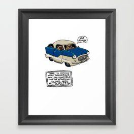 Ok Human - Wolverines in their Nash Metropolitan Framed Art Print