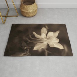 Columbine in Deep Sepia Rug