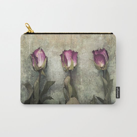 Three dried Roses Carry-All Pouch