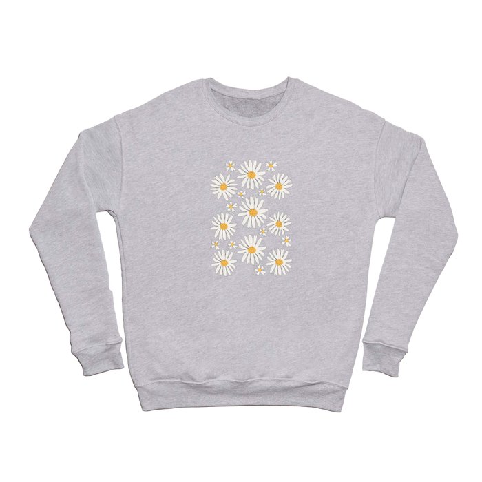 Summer Daisies Floral Crewneck Sweatshirt