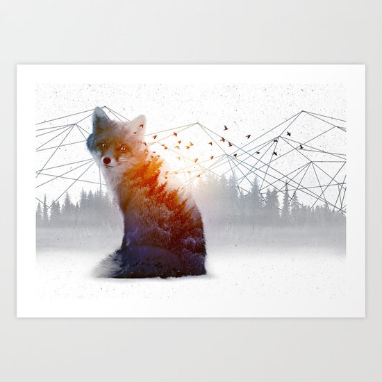 A Wilderness Within / Fox Art Print