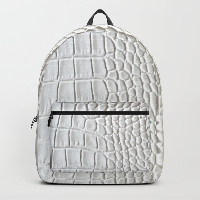 Crocodile print backpack hot sale