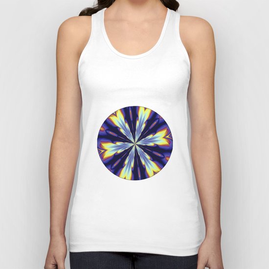 A Burst of Blue Unisex Tank Top