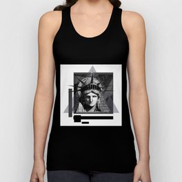 Abstract Statue of Liberty Tank Top