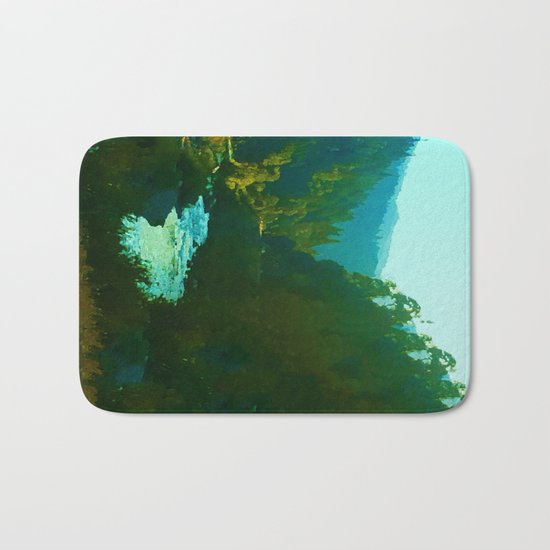 Runs To The Sea Bath Mat