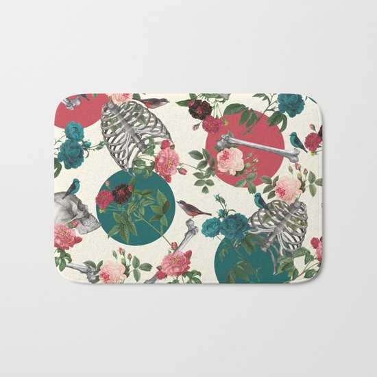 Romantic Halloween Bath Mat