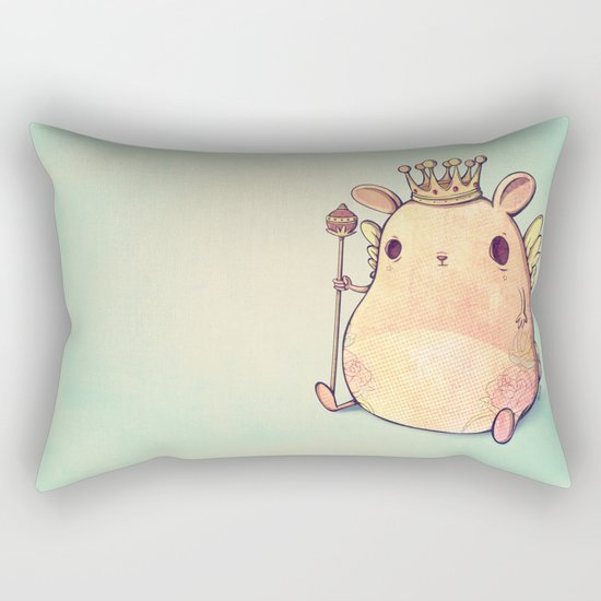 Prince Angel of Bunnyland Rectangular Pillow