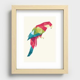 Parrot Recessed Framed Print