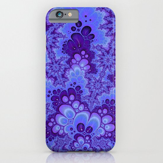Purple Fractal art iPhone & iPod Case