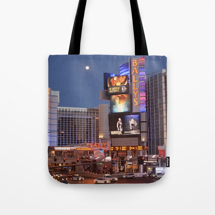 Las Vegas moon Tote Bag