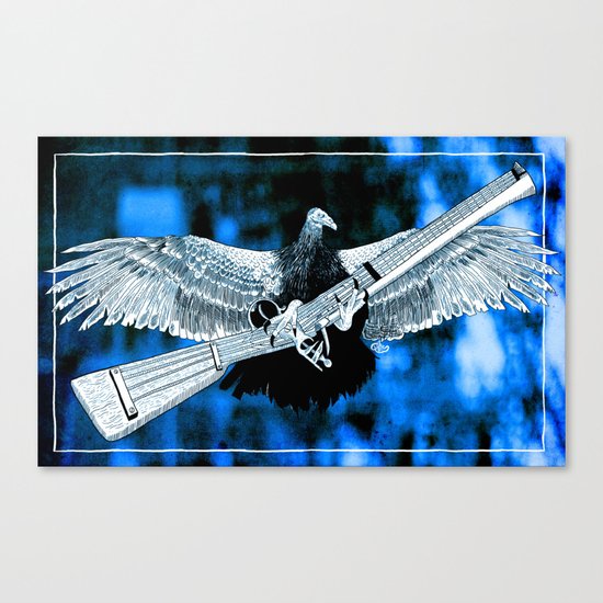 "Blunderbuss" by Steven Fiche Canvas Print