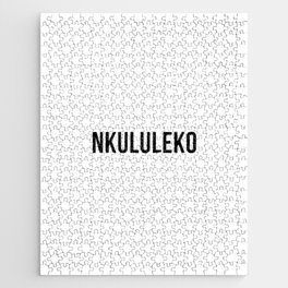 Nkululeko South Africa Zulu Freedom Word Jigsaw Puzzle
