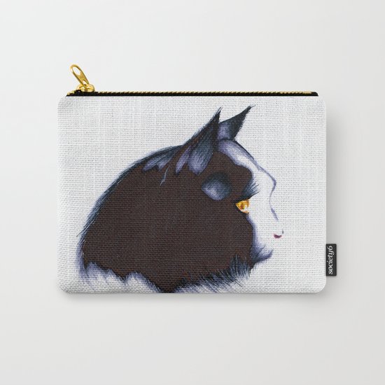 black cat Carry-All Pouch
