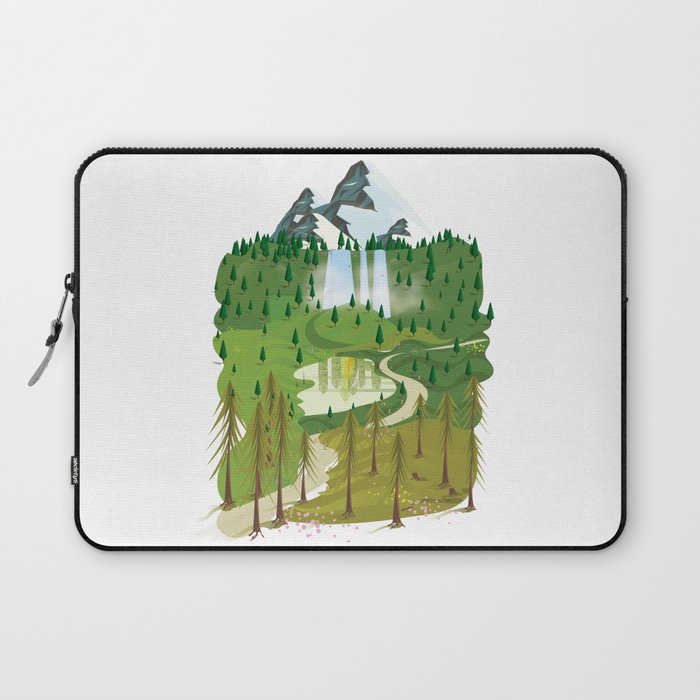 Mountains & Valleys.  Laptop Sleeve