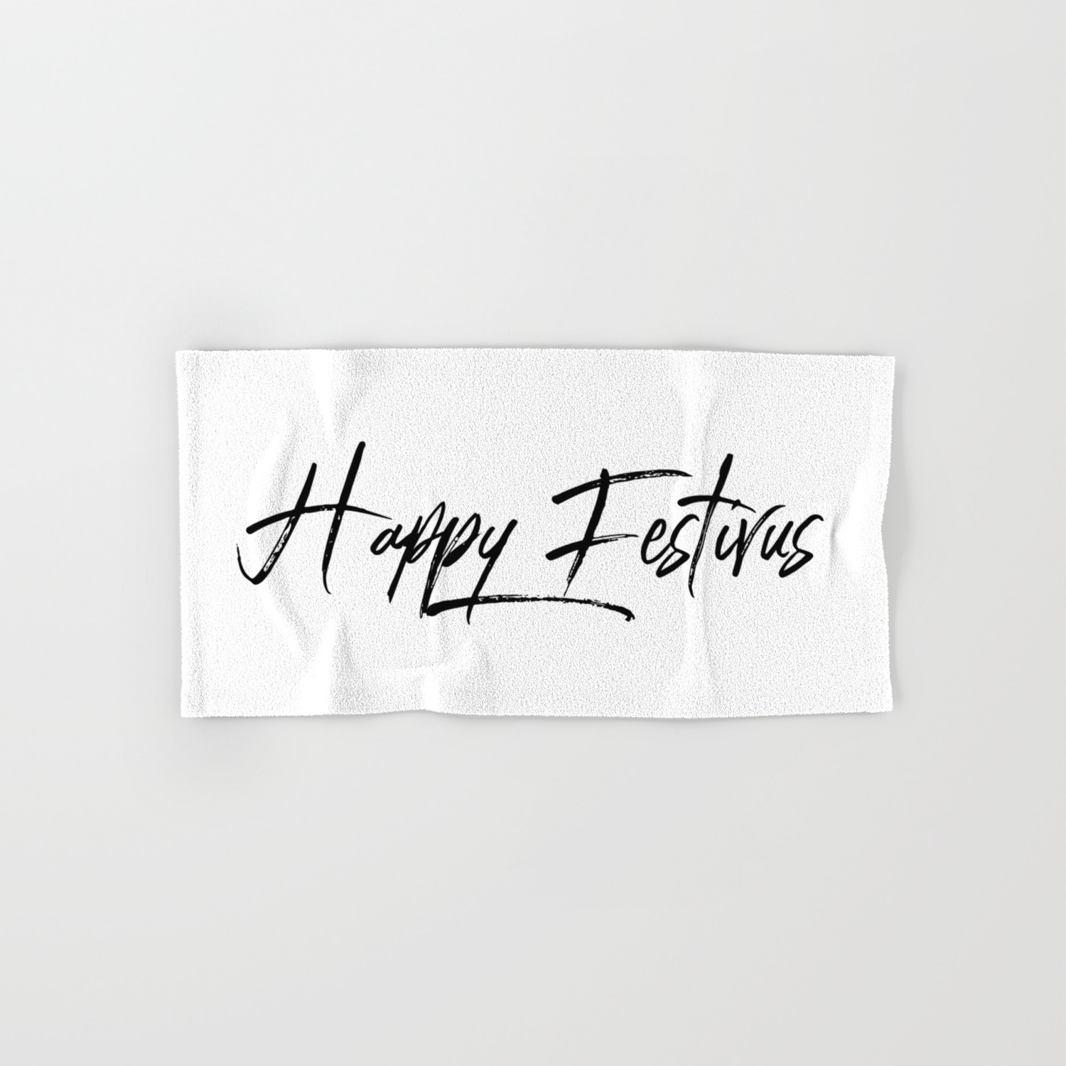 Happy Festivus Hand Bath Towel By Montsergirl Society6