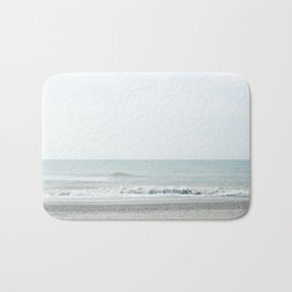 Beach Wave Art Print, Sea Waves Photo, Modern Minimal, Sand and Wave, Beach Coastal Bath Mat | Photo, Beach, Color, Digital, Minimal, Seawaves, Sea, Modern, Film, Seaphoto 