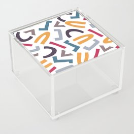 Retro Trendy Abstract Pattern Acrylic Box