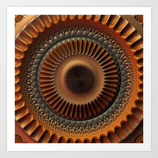 Gearz Art Print