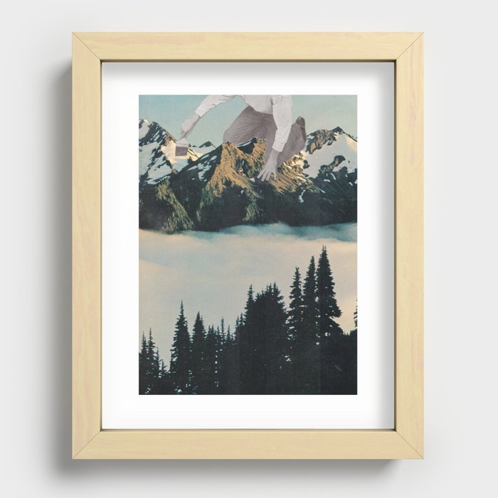 Morning Frost Recessed Framed Print