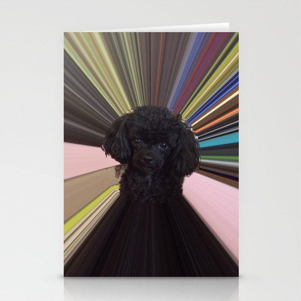 sweet Teacup poodle Stationery Cards