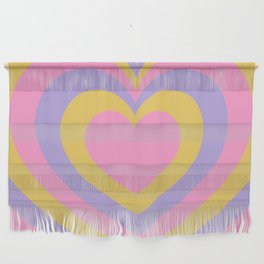 y2k heart layers 1 Wall Hanging