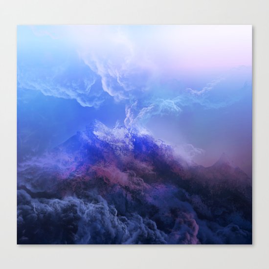 purple mountains Canvas Print