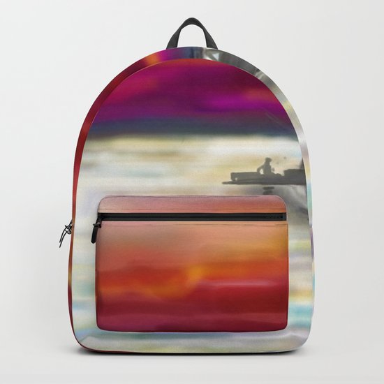 Fishing in Neon Backpack