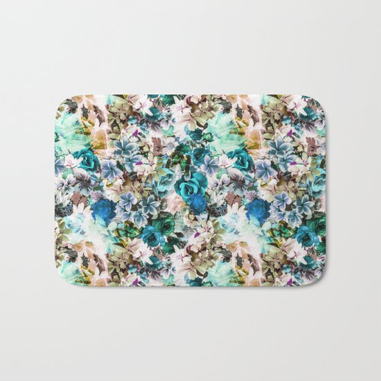 Floral Pattern V2 Bath Mat