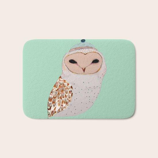 Barn Owl Bath Mat