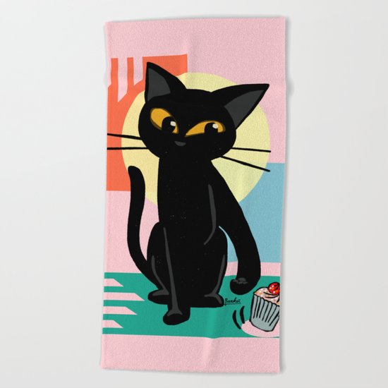 Cupcake Beach Towel