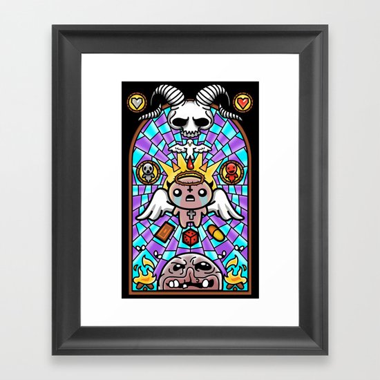 The Binding - Vitral Framed Art Print