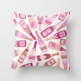 French Champagne Collection – Pink Throw Pillow