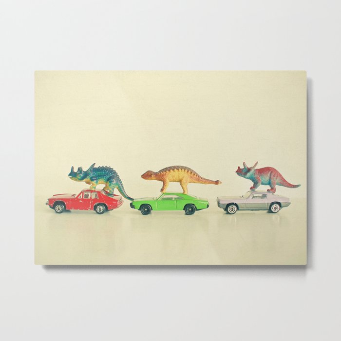 Society6 ケース Circling Horses by Cassia Beck Dinosaurs Ride Cars Art Print by Cassia Beck | Society6