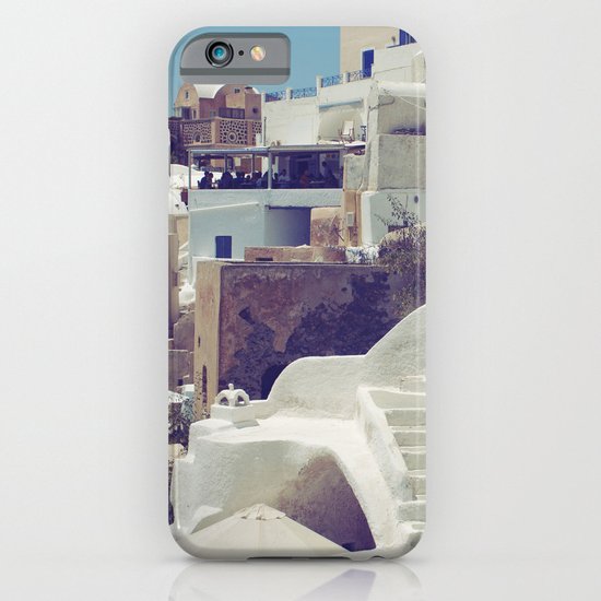 Streets of Santorini III iPhone & iPod Case