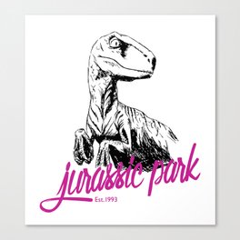 Jurassic Park Est. 1993 Canvas Print