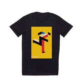 Bauhaus Running Man Poster T Shirt