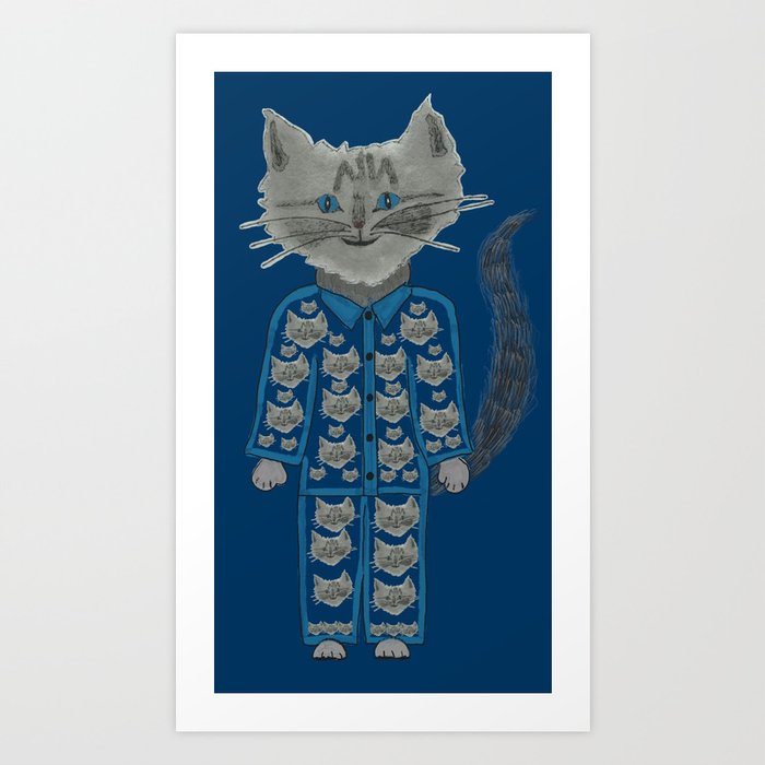 The Cat’s Pajamas Art Print