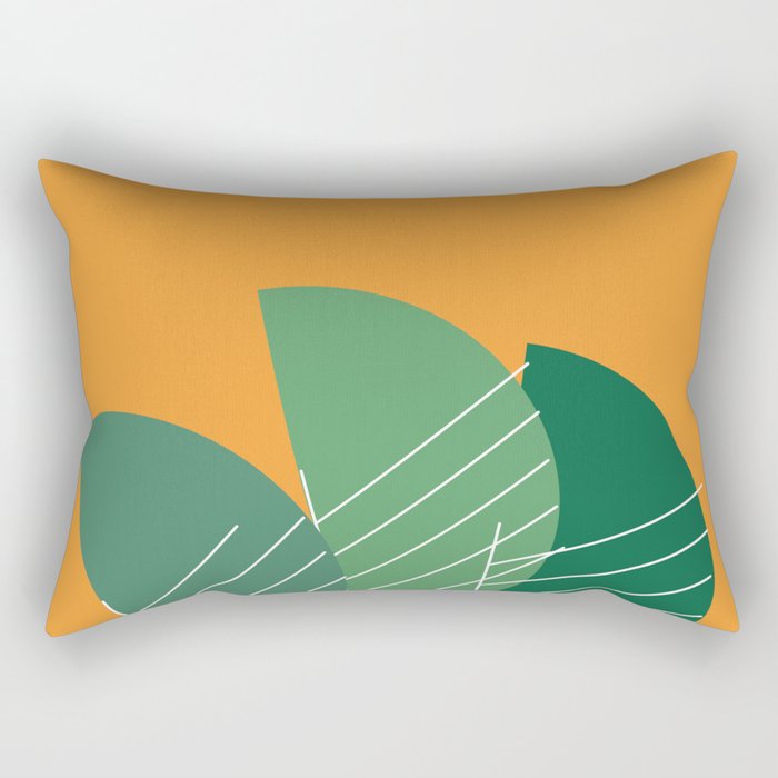 Banana Leaf #geometric #decor #society6 Rectangular Pillow