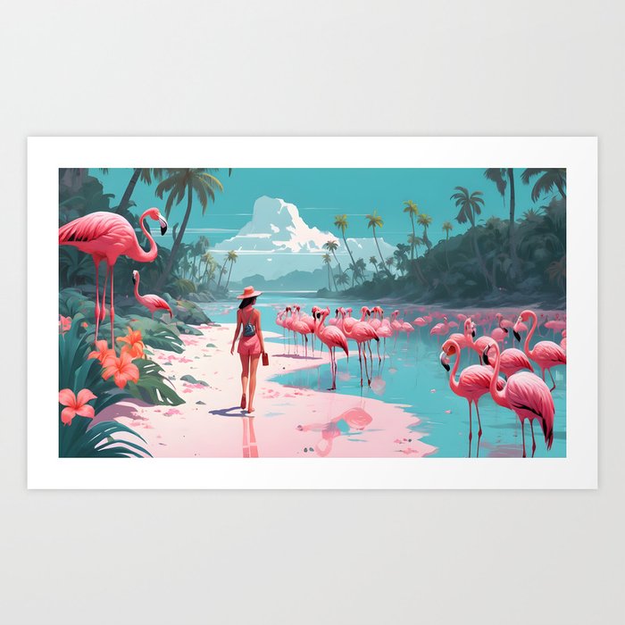 Dreamy vacation Art Print