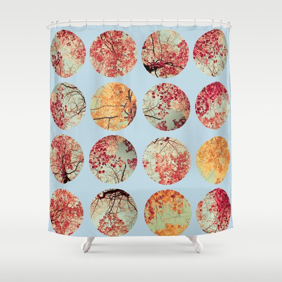 Cloud Inkblot Shower Curtain