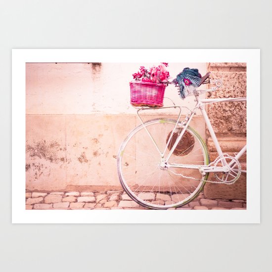 Mine was white Art Print