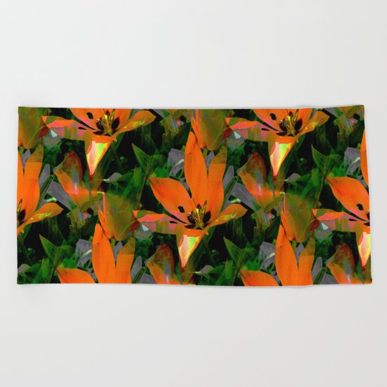 Loving Tulips... Beach Towel