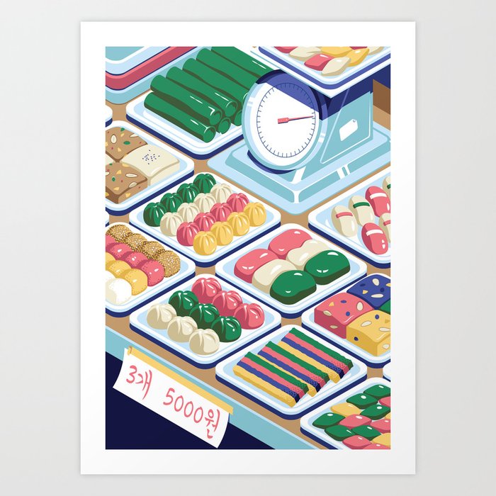 A night out in Seoul - Part 13 - Ricecake Art Print