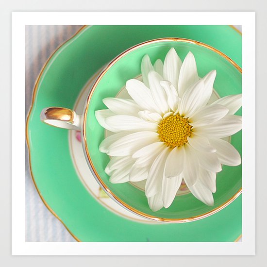 Mint Tea Art Print