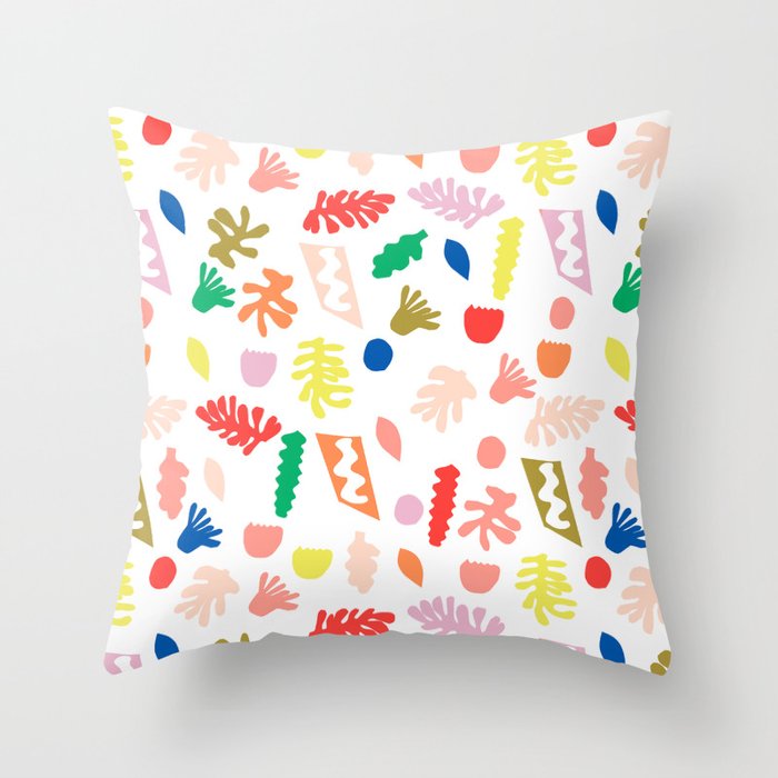Shapes Fun Minimal Bright Colorful Botanical Leaves And Geometric