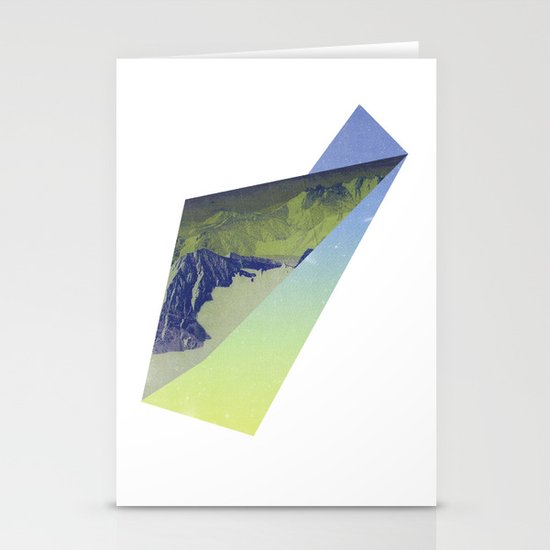 Triangle Mountains Stationery Cards